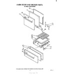 Diagram for 04 - Oven Door And Broiler