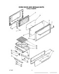 Diagram for 05 - Oven Door And Broiler