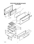 Diagram for 05 - Oven Door And Broiler