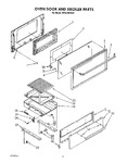 Diagram for 05 - Oven Door And Broiler