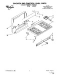 Diagram for 01 - Cooktop And Control Panel, Literature