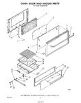 Diagram for 05 - Oven Door And Broiler