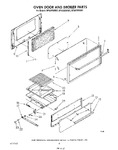 Diagram for 05 - Oven Door And Broiler