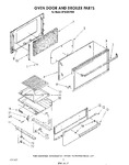 Diagram for 05 - Oven Door And Broiler