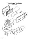 Diagram for 04 - Oven Door And Broiler