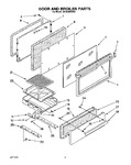 Diagram for 04 - Door And Broiler