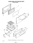 Diagram for 04 - Oven Door And Broiler