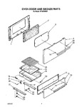 Diagram for 04 - Oven Door And Broiler