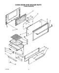 Diagram for 05 - Oven Door And Broiler