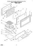 Diagram for 02 - Oven Door And Broiler