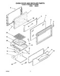 Diagram for 02 - Oven Door And Broiler