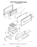 Diagram for 04 - Oven Door And Broiler