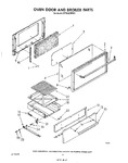 Diagram for 04 - Oven Door And Broiler