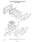 Diagram for 05 - Oven Door And Broiler