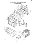 Diagram for 05 - Oven Door And Broiler