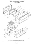 Diagram for 05 - Oven Door And Broiler