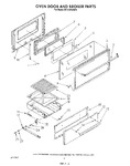 Diagram for 05 - Oven Door And Broiler