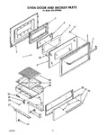 Diagram for 05 - Oven Door And Broiler