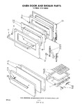 Diagram for 04 - Oven Door And Broiler