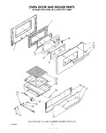 Diagram for 05 - Oven Door And Broiler