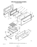 Diagram for 05 - Oven Door And Broiler