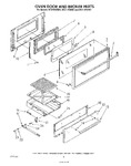 Diagram for 05 - Oven Door And Broiler