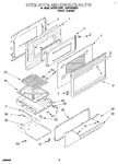 Diagram for 02 - Oven Door And Broiler