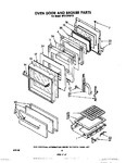 Diagram for 04 - Oven Door And Broiler