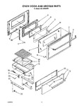 Diagram for 05 - Oven Door And Broiler