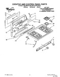 Diagram for 01 - Cooktop And Control Panel, Lit/optional