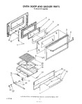 Diagram for 05 - Oven Door And Broiler