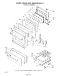 Diagram for 04 - Oven Door And Broiler