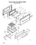 Diagram for 05 - Oven Door And Broiler