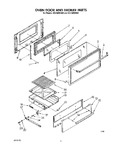 Diagram for 05 - Oven Door And Broiler