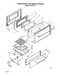 Diagram for 05 - Oven Door And Broiler