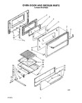 Diagram for 05 - Oven Door And Broiler