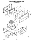 Diagram for 05 - Oven Door And Broiler