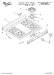 Diagram for 01 - Cooktop, Literature