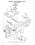 Diagram for 06 - Cooktop And Manifold , Literature And Optional