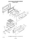 Diagram for 05 - Oven Door And Broiler