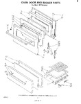 Diagram for 04 - Oven Door And Broiler