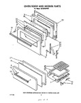 Diagram for 05 - Oven Door And Broiler