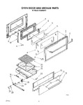 Diagram for 05 - Oven Door And Broiler