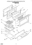 Diagram for 02 - Oven Door And Broiler