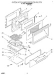 Diagram for 02 - Oven Door And Broiler