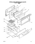 Diagram for 02 - Oven Door And Broiler