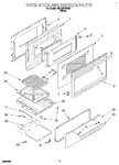 Diagram for 02 - Oven Door And Broiler