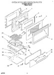 Diagram for 02 - Oven Door And Broiler