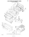 Diagram for 04 - Oven Door And Broiler