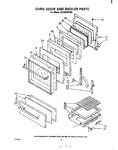 Diagram for 05 - Oven Door And Broiler